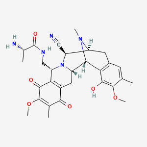molecular formula C29H35N5O6 B10854598 Cyanosafracin B 