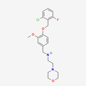molecular formula C21H26ClFN2O3 B10854669 GLP-1R modulator C16 
