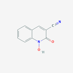 molecular formula C10H6N2O2 B108548 1-Hydroxy-2-oxoquinoline-3-carbonitrile CAS No. 16166-26-0