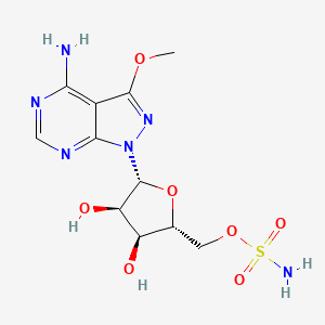 molecular formula C11H16N6O7S B10854817 Atg7-IN-2 