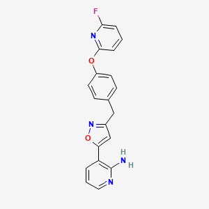molecular formula C20H15FN4O2 B10854830 APX2039 