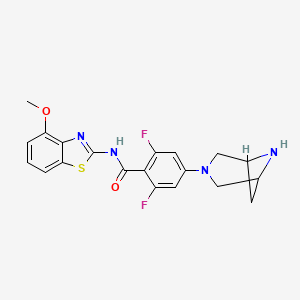 molecular formula C20H18F2N4O2S B10854866 Alpk1-IN-2 