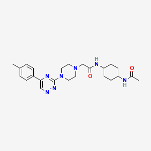 molecular formula C24H33N7O2 B10854892 Lorundrostat CAS No. 1820940-17-7