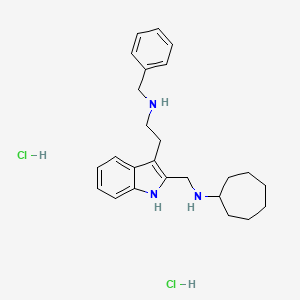 molecular formula C25H35Cl2N3 B10854900 AXKO-0046 dihydrochloride 