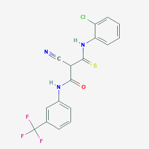 molecular formula C17H11ClF3N3OS B10854914 DP00477 