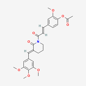 molecular formula C27H29NO8 B10854967 Anti-inflammatory agent 35 