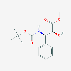 molecular formula C15H21NO5 B108550 (2S,3R)-Methyl 3-((tert-butoxycarbonyl)amino)-2-hydroxy-3-phenylpropanoate CAS No. 161759-90-6