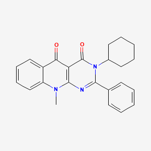 molecular formula C24H23N3O2 B10855002 SRI-37240 