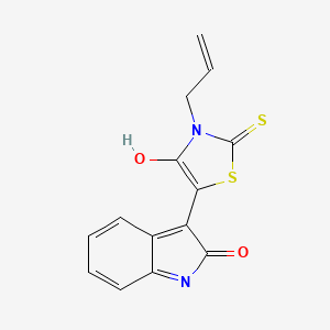 molecular formula C14H10N2O2S2 B10855034 ClpB-IN-1 