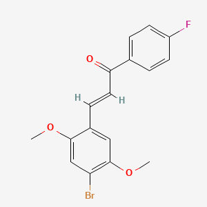 molecular formula C17H14BrFO3 B10855063 Nlrp3-IN-10 