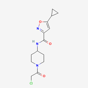 molecular formula C14H18ClN3O3 B10855083 EM127 
