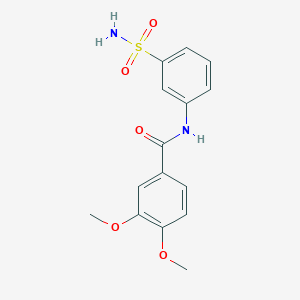 molecular formula C15H16N2O5S B10855091 hCAII-IN-8 