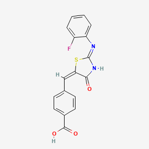 molecular formula C17H11FN2O3S B10855115 GPR35 agonist 2 