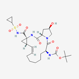 molecular formula C26H40N4O8S B10855144 ITMN 4077 