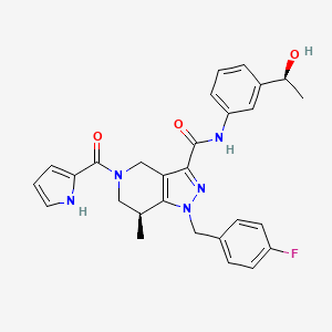 molecular formula C28H28FN5O3 B10855181 (S,S)-Gsk321 