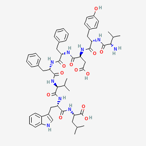 molecular formula C58H73N9O12 B10855214 Tyrosinase-related Protein 2 (TRP-2) (181-188) 