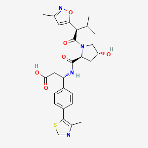 molecular formula C27H32N4O6S B10855276 PROTAC PTK6 ligand-1 