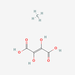 molecular formula C5H8O6 B10855345 Dihydroxyfumaric acid (hydrate) 