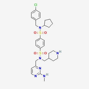 molecular formula C30H39ClN6O4S2 B10855360 Deltasonamide 1 
