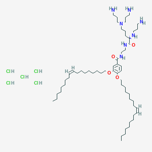 molecular formula C59H116Cl5N7O4 B10855384 MVL5 