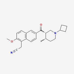 molecular formula C24H28N2O2 B10855400 Kdm2B-IN-4 