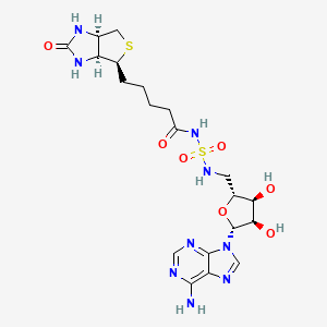 molecular formula C20H29N9O7S2 B10855467 Bio-AMS 