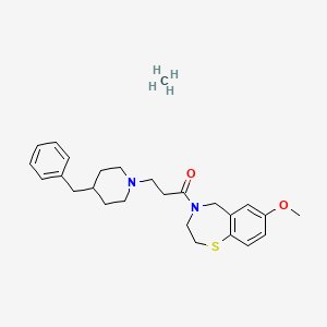 molecular formula C26H36N2O2S B10855518 K201 (hemifumarate) 