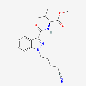 molecular formula C19H24N4O3 B10855548 4-cyano MMB-BUTINACA CAS No. 2659308-48-0