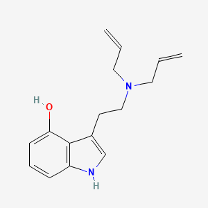 molecular formula C16H20N2O B10855550 N,N-diallyl-4-hydroxytryptamine 