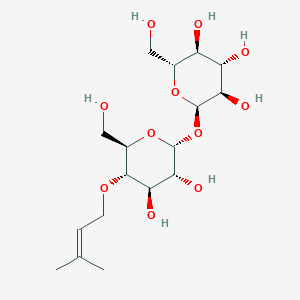 molecular formula C17H30O11 B10855559 Lentztrehalose B 
