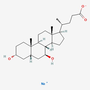 molecular formula C24H39NaO4- B10855567 Ursodeoxycholic Acid (sodium salt) 
