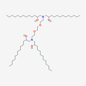 molecular formula C58H120N2O6 B10855608 C13-112-tetra-tail CAS No. 1381861-92-2