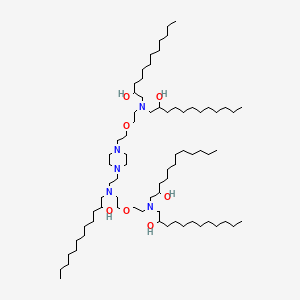 molecular formula C74H153N5O7 B10855719 BC12-4 