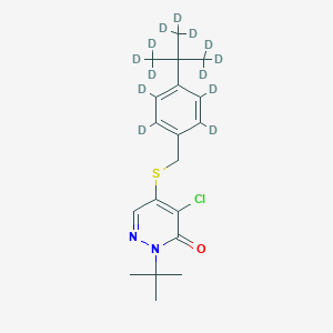 molecular formula C19H25ClN2OS B10855853 Pyridaben-d13 