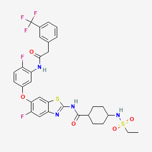 molecular formula C31H29F5N4O5S2 B10855862 SZM-1209 