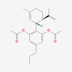 molecular formula C23H30O4 B10855876 Cannabidivarin diacetate 