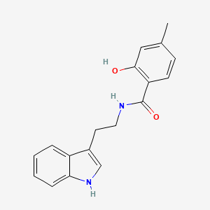 molecular formula C18H18N2O2 B10855885 LZWL02003 