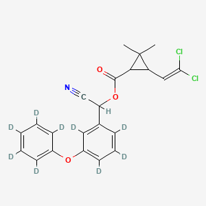 molecular formula C22H19Cl2NO3 B10855906 Cypermethrin-D9 