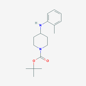 molecular formula C17H26N2O2 B10855915 ortho-methyl 4-Anilino-1-Boc-piperidine 
