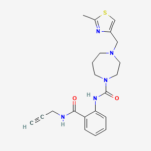molecular formula C21H25N5O2S B10856003 MTDB-Alkyne 