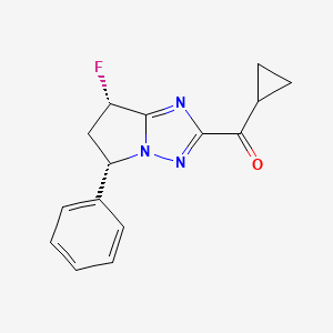molecular formula C15H14FN3O B10856155 Flizasertib CAS No. 2268739-68-8