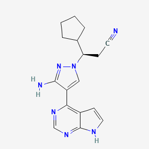 molecular formula C17H19N7 B10856169 Rovadicitinib CAS No. 1948242-59-8