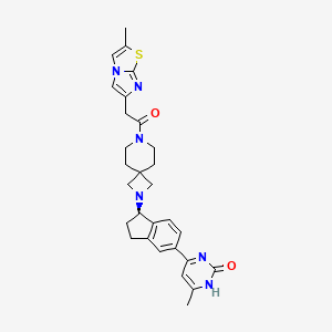 molecular formula C29H32N6O2S B10856242 PF-6870961 CAS No. 2857112-06-0