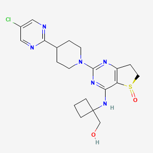 molecular formula C20H25ClN6O2S B10856306 Nerandomilast CAS No. 1423719-30-5