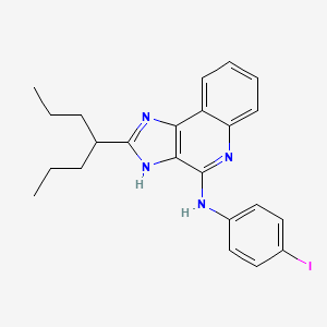 molecular formula C23H25IN4 B10856341 A3AR modulator 1 