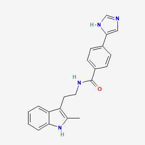molecular formula C21H20N4O B10856362 TG8-260 