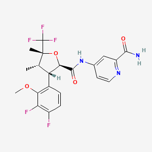 molecular formula C21H20F5N3O4 B10856436 Suzetrigine CAS No. 2649467-58-1