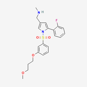 molecular formula C22H25FN2O4S B10856439 P-CAB agent 2 
