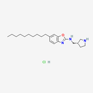 molecular formula C22H36ClN3O B10856538 SLB1122168 
