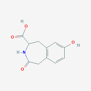 8-Hydroxy-4-oxo-1,2,3,5-tetrahydro-3-benzazepine-2-carboxylic acid
